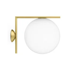 IC Light C/W2 udendørs væglampe/loftlampe, messing