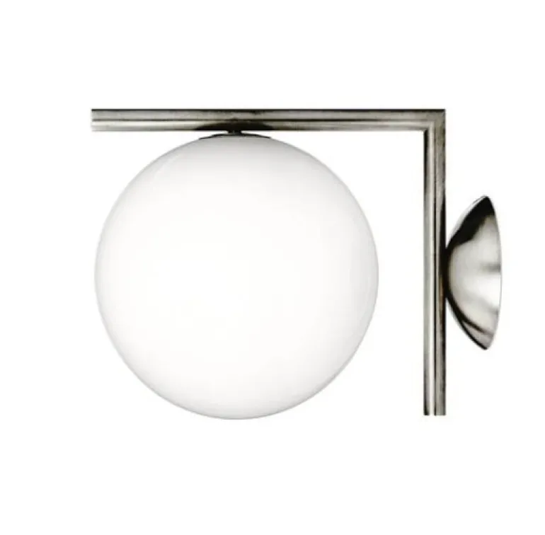 IC Light C/W2 væglampe / loftlampe, krom