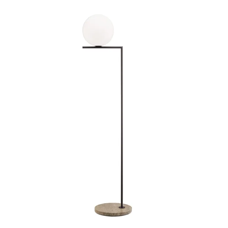 IC Light F2 udendørs gulvlampe, brun/brun