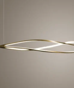 In the wind horizontal pendel, guldfarvet