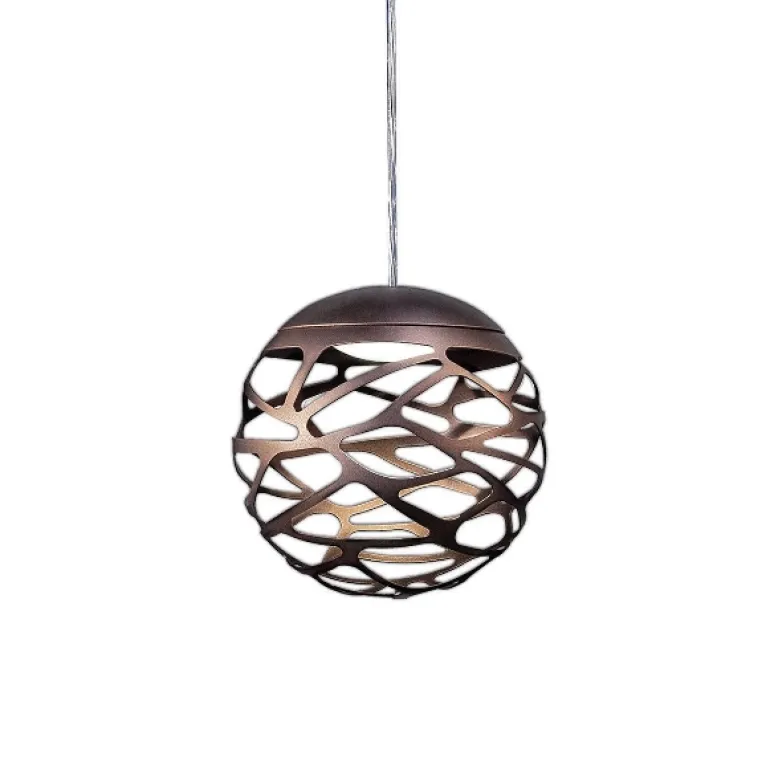 Kelly Cluster pendel, kobber/bronze