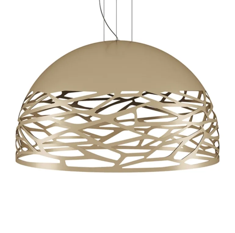 Kelly Large Dome pendel, mat pearl