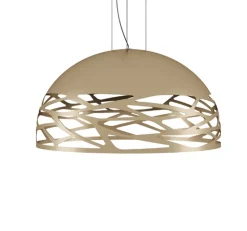 Kelly Medium Dome pendel, mat pearl