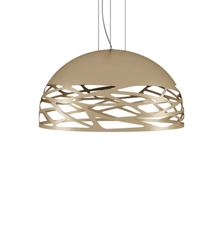 Kelly Small Dome pendel, mat pearl