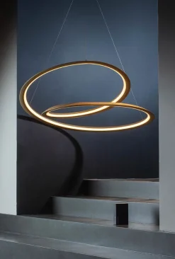 Kepler down pendel, guldfarvet