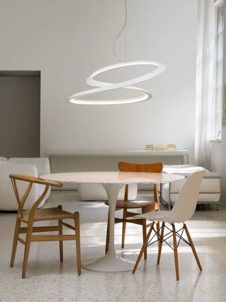 Kepler minor up pendel, hvid