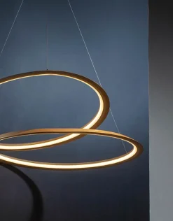 Kepler up pendel, guldfarvet