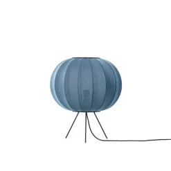 Knit-Wit Ø45 gulvlampe lav, bluestone