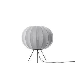 Knit-Wit Ø45 gulvlampe lav, sølv