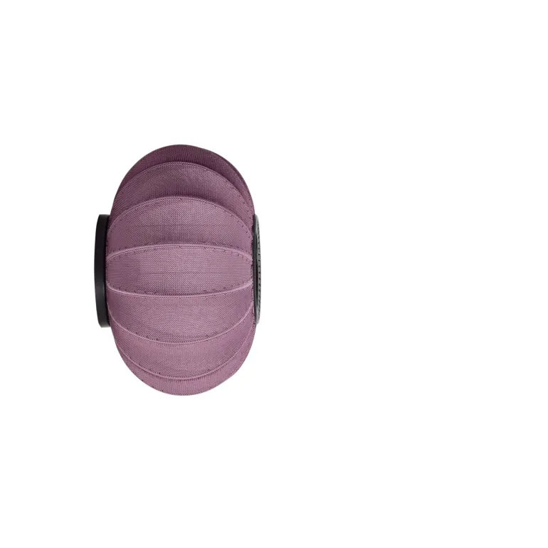 Knit-Wit Ø45 oval væglampe / loftlampe, bourgogne