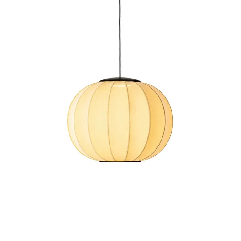 Knit-Wit Ø45 rund pendel LED, sunrise