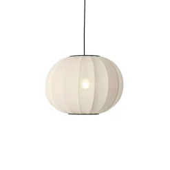 Knit-Wit Ø45 rund pendel, pearl hvid