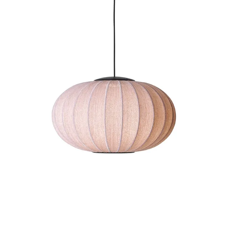 Knit-Wit Anniversary Ø57 oval pendel LED, glitter guld