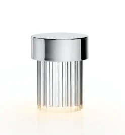 Last Order Bordlampe Riflet, rustfrit stål