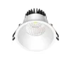 LED Downlight 10,9W, indbygning, mat hvid
