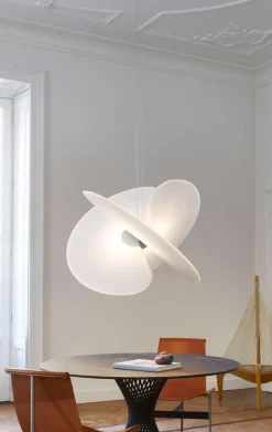 Levante Ø60 lysekrone skærm, hvid