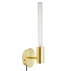 Liberty Single væglampe, guld