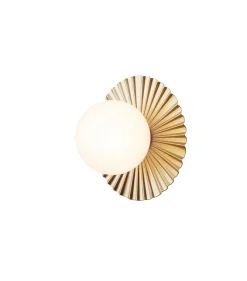 Liila Muuse væglampe / loftlampe small, Nordic guld/opal