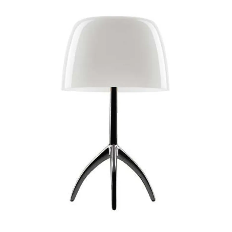 Lumiere Grande, hvid/sort krom med dæmper