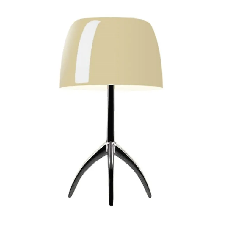 Lumiere Grande, varm hvid/sort krom med dæmper