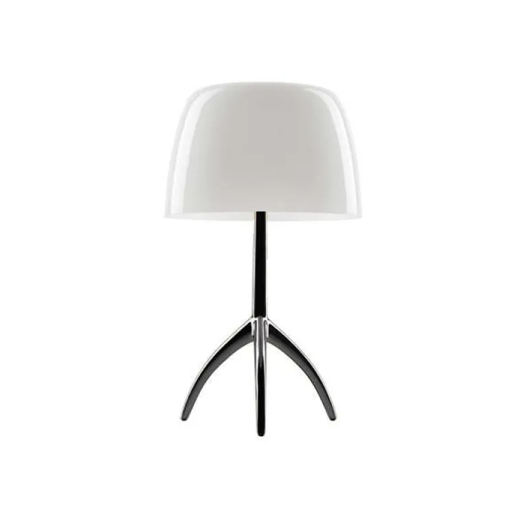 Lumiere Piccola, hvid/sort krom med dæmper