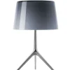 Lumiere XXL bordlampe, aluminium/grå