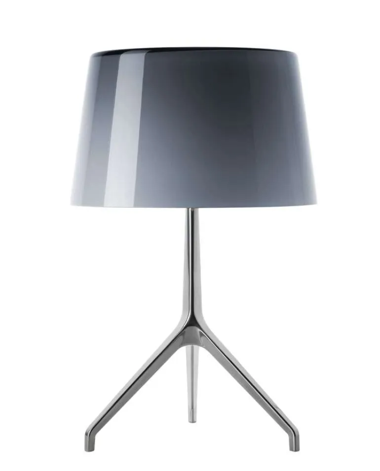 Lumiere XXL bordlampe, aluminium/grå
