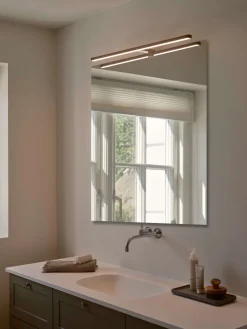 Marlee 80 væglampe/spejllampe, sort