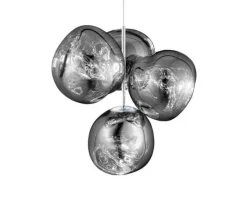 Melt lille lysekrone, sølv