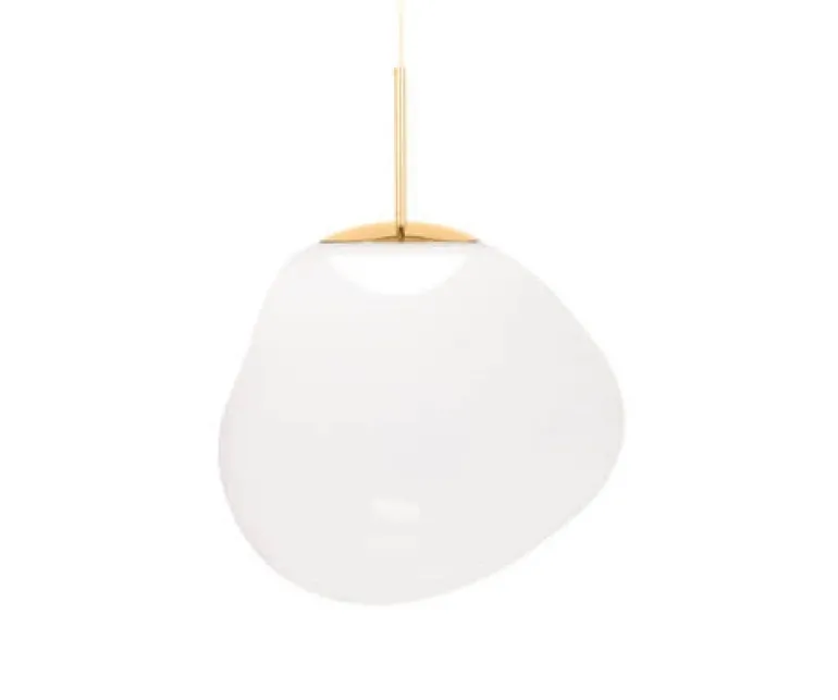 Melt pendel, opal/guld