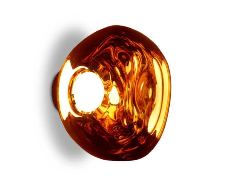 Melt Surface mini væglampe / loftlampe, kobber