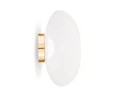 Melt Surface væglampe / loftlampe, opal/guld