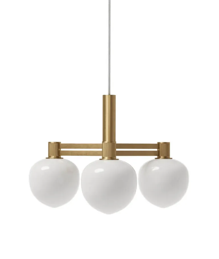 Memoir 3 lysekrone 120, messing/opal