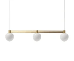 Memoir 3 side-by-side pendel 120, messing/opal