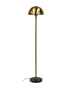 Menton gulvlampe, messing/sort