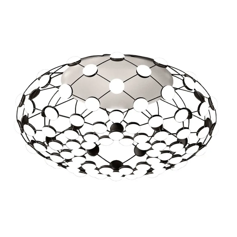 Mesh loftlampe Ø72, sort