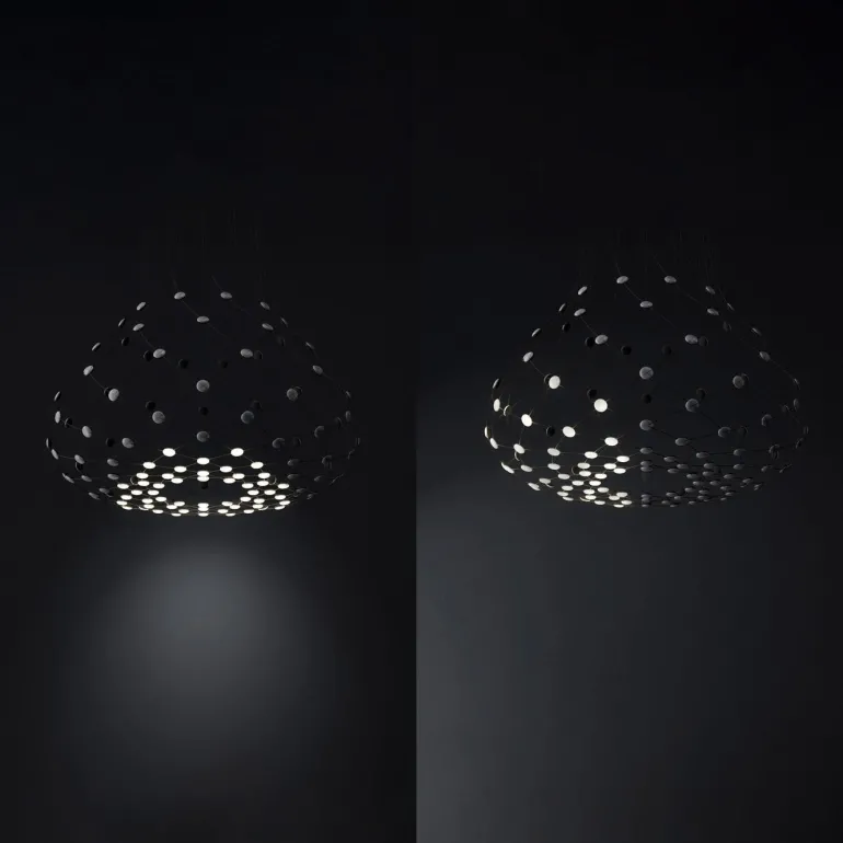 Mesh pendel wireless Ø80 / 1 m ledning, sort