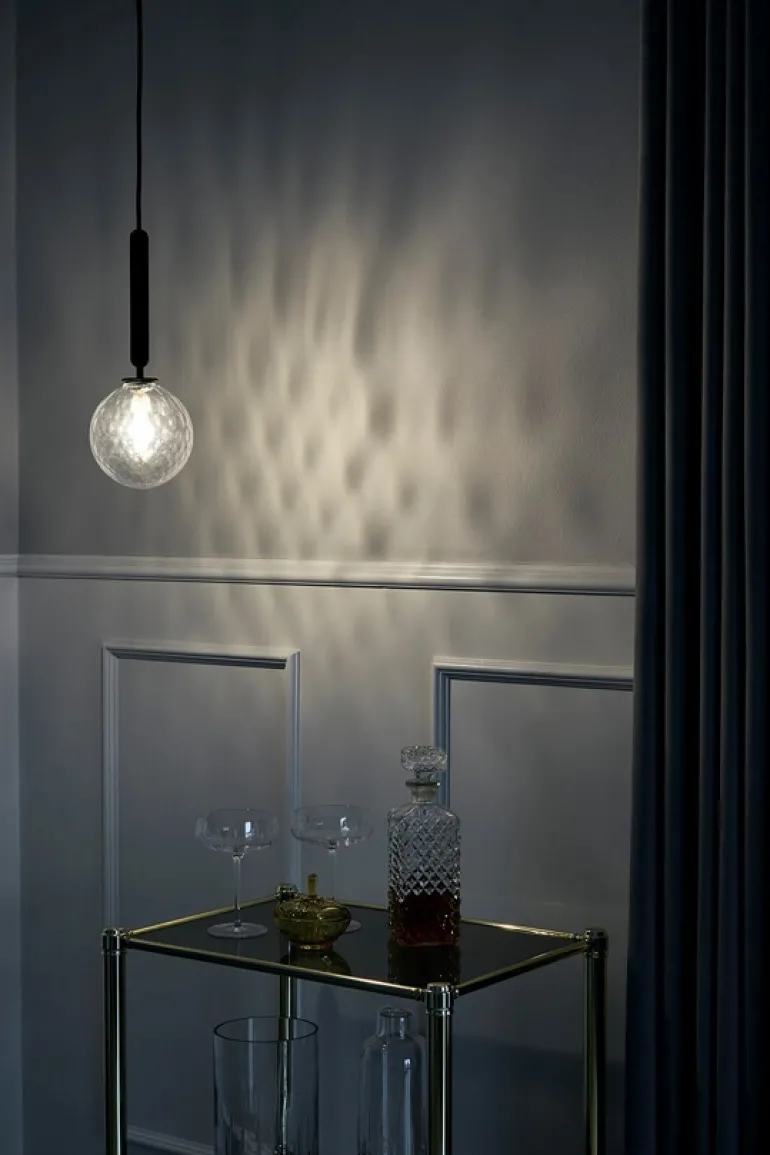 Miira 1 pendel, grå/klar