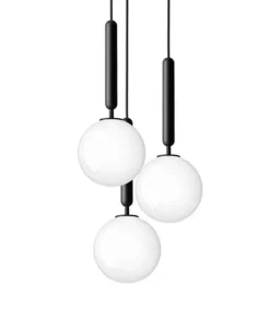 Miira 3 pendel, grå/opal