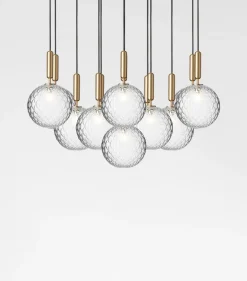 Miira 13 pendel, optic/messing