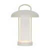 Mirano Portable batteri-/ bordlampe, beige