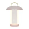 Mirano Portable batteri-/ bordlampe, støvet rosa