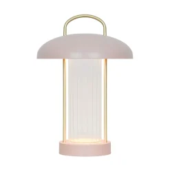 Mirano Portable batteri-/ bordlampe, støvet rosa