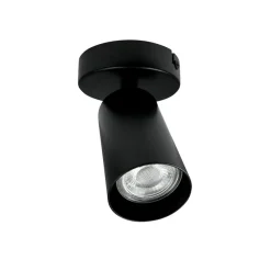 Modern spot / loftlampe, sort