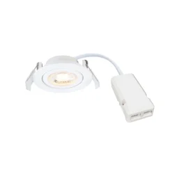 Monolo 1-kit indbygningsspot, hvid