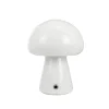 Morkel Mushroom batterilampe / bordlampe, hvid