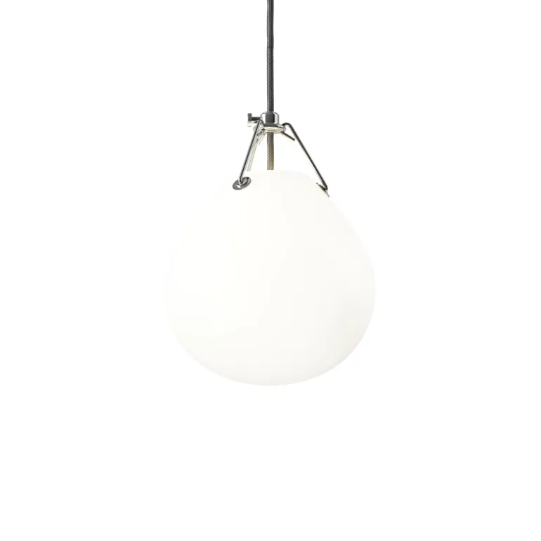 Moser pendel Ø185, mat hvid opal