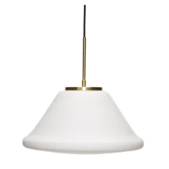 Muse pendel triangulær, hvid