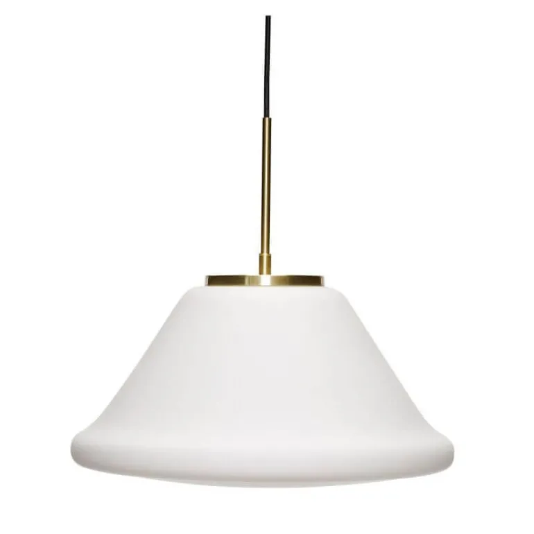 Muse pendel triangulær, hvid