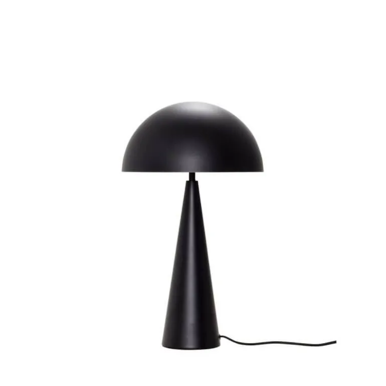 Mush bordlampe høj, sort